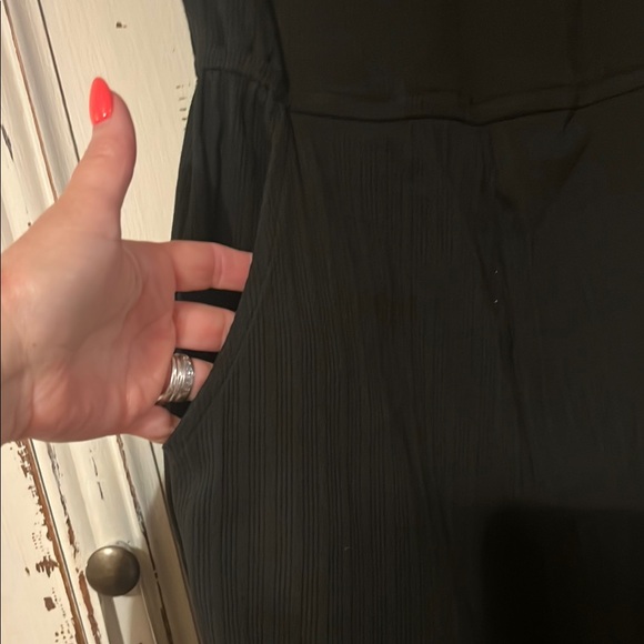 Knot Sisters Black Full-Length Jumpsuit with Strapless Neckline - Picture 5 of 8